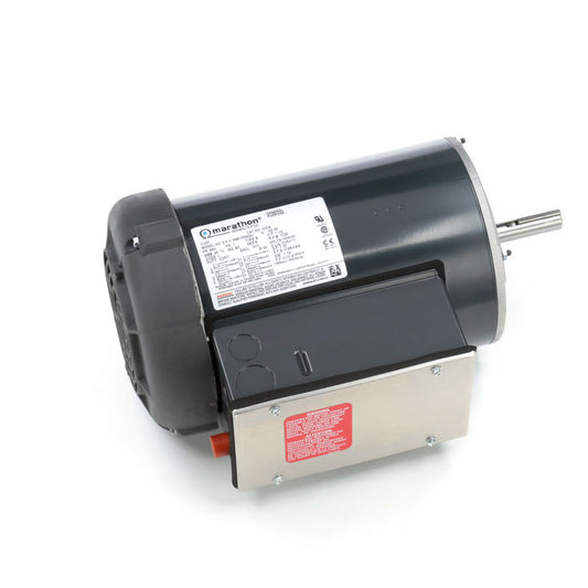 Marathon Electric G378, 1 1/2 Hp, 1800 Rpm, 56H FR, 115/208-230 Vac, 1 PH, TEFC, Rigid Base, General Purpose, Manual Overload, 056B17F5302.