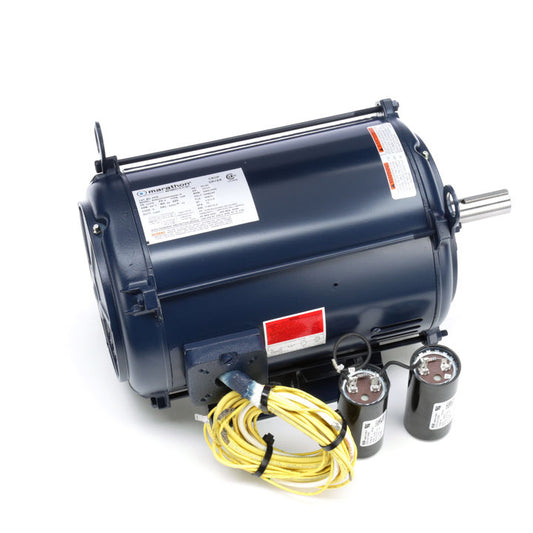 Marathon Electric Z308, 10-15 Hp, 3600 Rpm, 215TZ FR, 230 Vac, 1 PH, Dripproof/Air Over, Rigid Base, Crop Dryer, Tstat Overload.High Speed, 215TCDW7003.