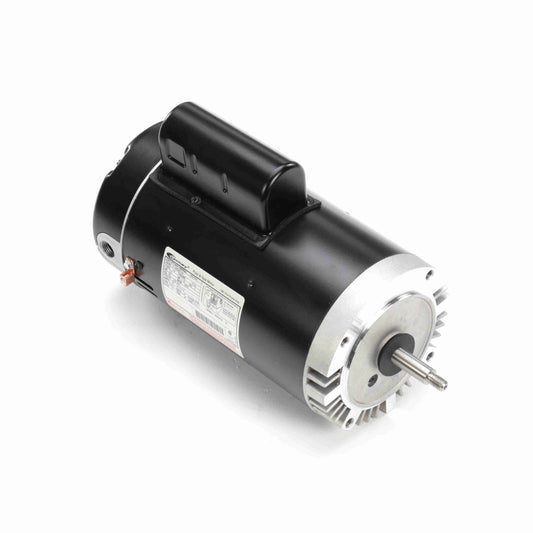 Century Electric ST1302V1, 3 Hp, 3600 Rpm, 56J FR, 208-230 Vac, 1 PH, ODP, Capacitor Start/Run, Threaded Shaft, Round Flange, Pool Pump Motor