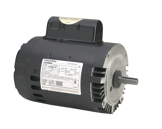 Century B970,  3/4 Hp, 3600 Rpm, 56-1/2" Diameter (56 Frame), NEMA C, 115 Vac, 1 PH, ODP, Keyed Shaft, Permanent Split Capacitor, Switchless, C-Face Less Base, Spa, Two Speed, Full Rated Motor