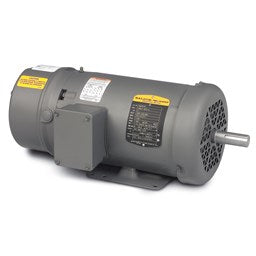Baldor Electric EBM3556TY, 1 Hp, 1200Rpm, 145TY FR, 230/460 Vac, 3 PH, TEFC, Foot Mounted, Brake Motor