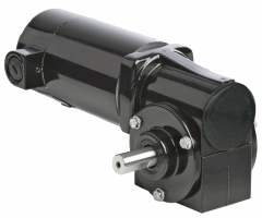 Bodine Electric 0093, 1/17 Hp, 500 Rpm, 5:1, 5.2 Lb-in., 24A4BEPM-3F, 130 Vdc., Permanent Magnet, No accessory shaft, Right Angle DC Gearmotor