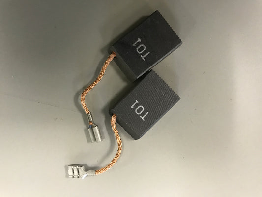 BP5011T01SP, Replacement Brush, Grade 3971, W 5/8" x D 7/32" x L 1" (All Stock Brushes are sold in Sets of Two)