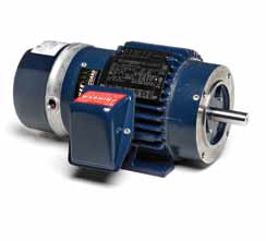 Marathon Electric Y987, 2 Hp, 1800 Rpm, 145TC FR, 230/460 V, TENV, C-Face Footed, Inverter Duty, Blue Max 2000, 145THTN8043.