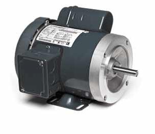 Marathon Electric D316, 3 Hp, 3600 Rpm, 56HC FR, 208-230 Vac, 1 PH, TEFC, C-Face, Removable Base, General Purpose, 56B34F5328.