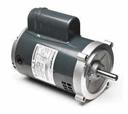 Marathon Electric G258A, 2 Hp, 3600 Rpm, 56C FR, 115/230 Vac, 1 PH, Dripproof, C-Face  Footless, General Purpose, No Over Load, 056B34D11013.