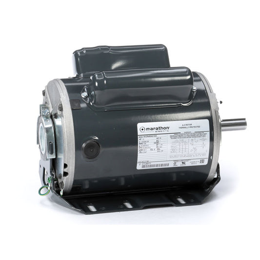Marathon Electric C1160, 1 1/2 Hp,1800 Rpm, 56H FR, 115/208-230 Vac, 1 PH, Dripproof, Resilient Base, General Purpose, Auto Over Load, 5KCR49SN0150X.