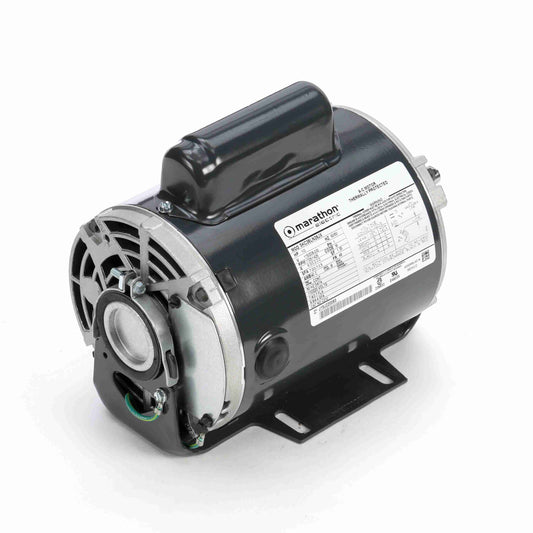 Marathon Electric C1187, 5KC49NN0224X, 3/4 Hp, 1500 RPM, 56 FR, 110/220 V, 1 PH,  Dripproof , Resilient Base, Fan and Blower