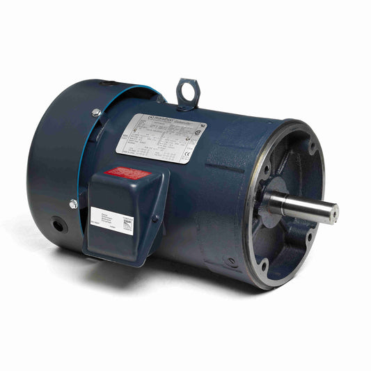 Marathon Electric C204C, 184TTFW16012, 5 Hp, 3600 RPM, 184TC FR, 230/460 V, 3 PH, Totally Enclosed, C-Face Footless, General Purpose