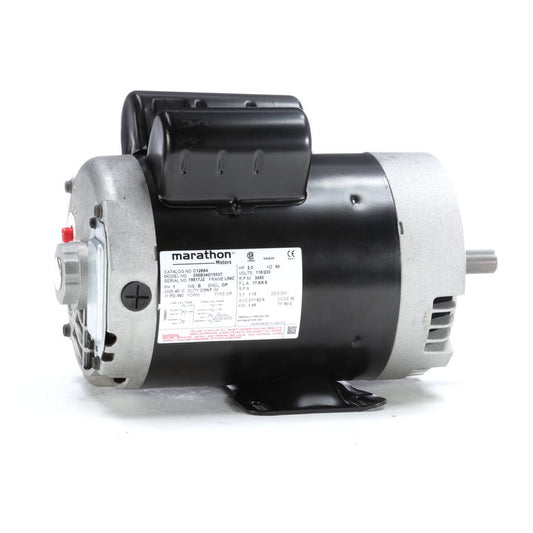 Marathon Electric C1269A, 2 HP, 3600 RPM, 56C FR, 115/230 V, 1 PH, Dripproof, C-Face Footed, General Purpose, 056B34D15537.