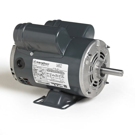 Marathon Electric C153A, 1/3 Hp, 1725 Rpm, 28 FR, 115/230 Vac, 1 PH, Dripproof, C-Face Footless, General Purpose, 48B17D11004.