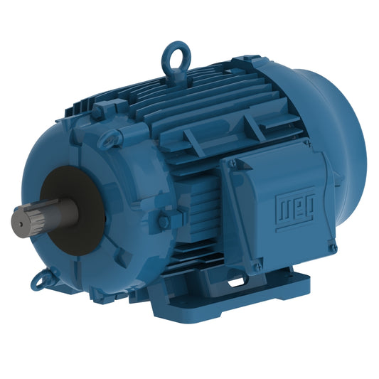 Weg Electric 03089EP3QCT324V-W22, 30 Hp, 1800 Rpm, 324T Frame, 460 Vac, TEFC, 3 PH, Foot-Mounted, Cooling Tower High Efficiency.