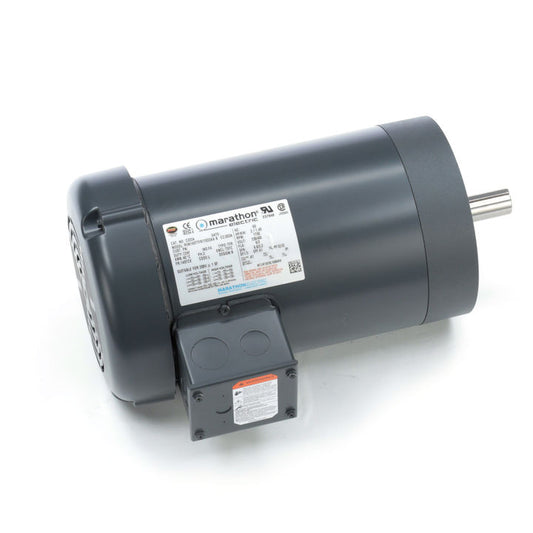Marathon Electric C222A, 2 Hp, 1800 Rpm, 145TC FR, 230/460 Vac, 3 PH, TEFC, C-Face Footless, General Purpose Motor, 145TTFR17033
