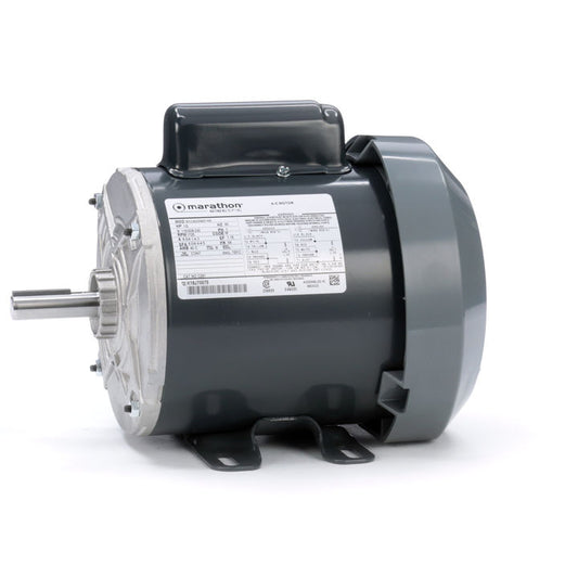 Marathon Electric C261, 1/2 Hp, 1800 Rpm, 56 FR, 115/208-230 Vac, 1 PH, TEFC, Rigid Base, General Purpose, No Overload, 5KC42GN0014
