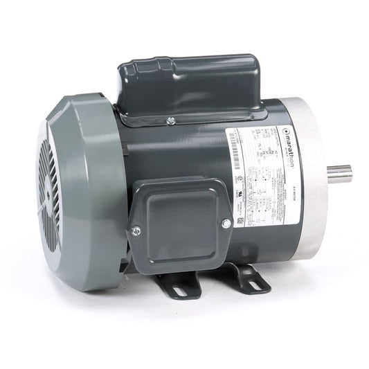 Marathon Electric C376, 5KC49TN0067, 1 Hp, 1800 Rpm, 56C FR, 115/208-230 Vac, 1 PH, TEFC, C-Face, Rigid Base, General Purpose, No over load.