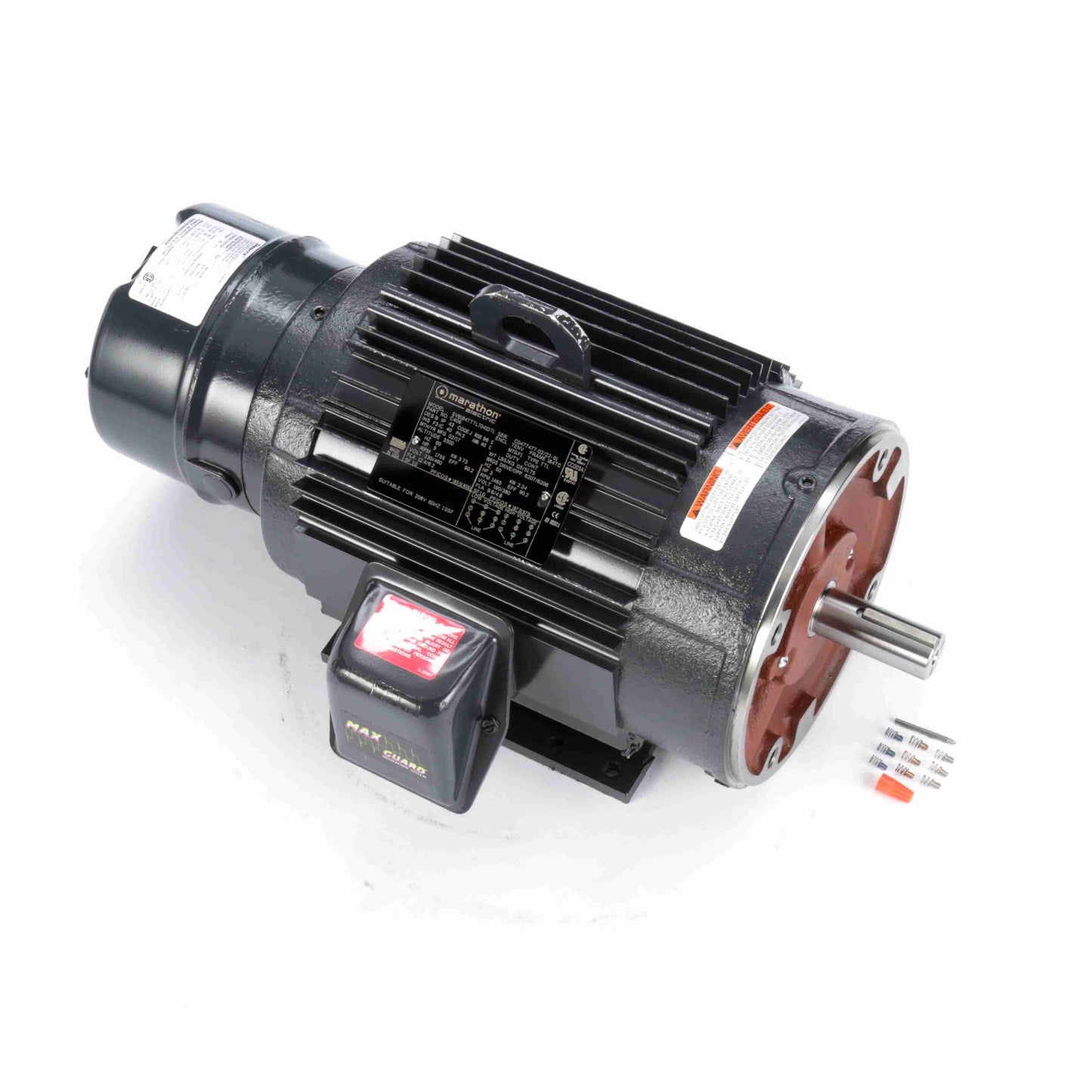 Marathon Electric C407A, 7 1/2 Hp, 1800 Rpm, 213TC FR, 230/460 Vac, 3 PH, C-Face Footed, Brake Motor, 213TTTL16038