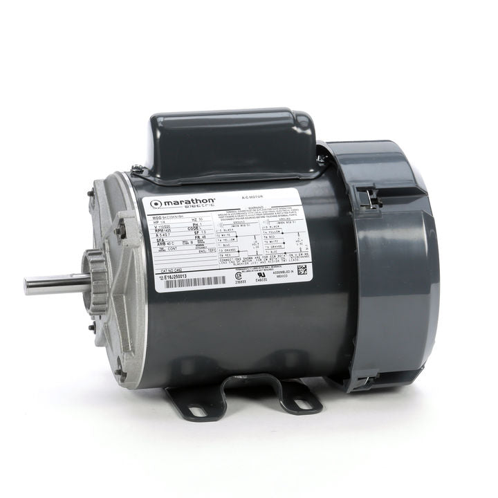Marathon Electric C462, 1/4 Hp, 1500 Rpm, 48 FR, 110/220 Vac, 1 PH, TEFC, Rigid Base, General Purpose, 5KC33KN19