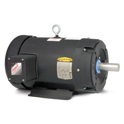 Baldor Electric CEDM3611T, 3 Hp,1800 Rpm, 182TC FR, 230/460 Vac, 3 PH, Dirty Duty, TEFC, C-Face, Foot Mounted