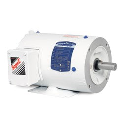 Baldor Electric CEWDM3554T-5, 1 1/2 Hp, 1800 Rpm, 145TC FR, 575 Vac, 3 PH, TENV, C-Face, Foot Mounted, Washdown Duty Motor