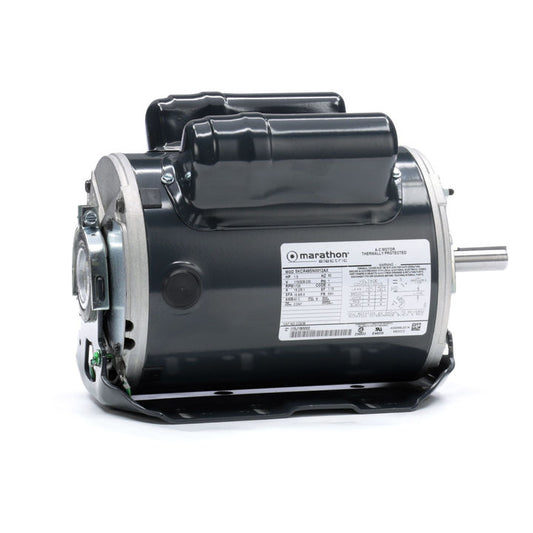 Marathon Motors CG239, 5KCR49SN0012X, 1 1/2 Hp, 1725 Rpm, 56H FR, 115-208/230 V, 1 PH, Dripproof, Resilient Base, Fan and Blower Duty Motor