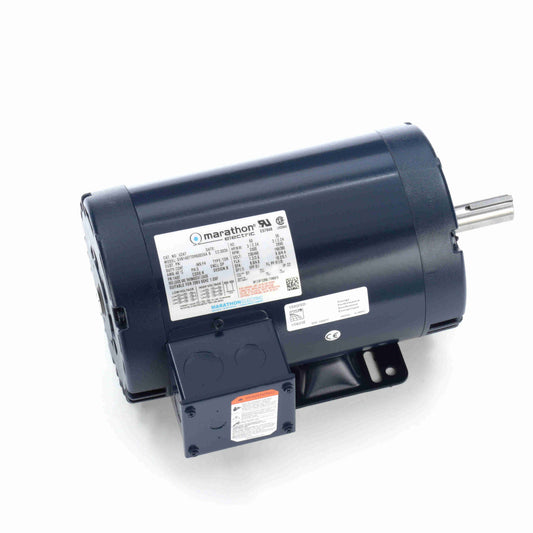 D145T2M2A, 2 HP, 3600 RPM, 145T FR, ODP, 208-230/460 Vac, 3 PH, Foot Mounted, General Purpose