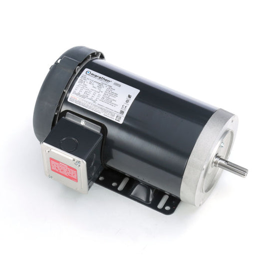 Marathon Electric D396A, 3 Hp, 3600 Rpm, 56HC FR, 230/460 Vac, 3 PH, TEFC, C-Face Footed, General Purpose, Standard Efficiency, 56T34F99014