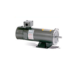 Baldor Electric CDPT3306, 1/4 Hp, 1750 Rpm, 56C FR, 180 Vdc, TENV, PM, C-Face With Base, SCR Drive Motor