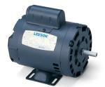 Leeson Electric E110360.00, 1 HP, 3600 RPM, 56 FR, DP, 115/208-230 Vac, 1 PH, Rigid Base, Capacitor Start, General Purpose