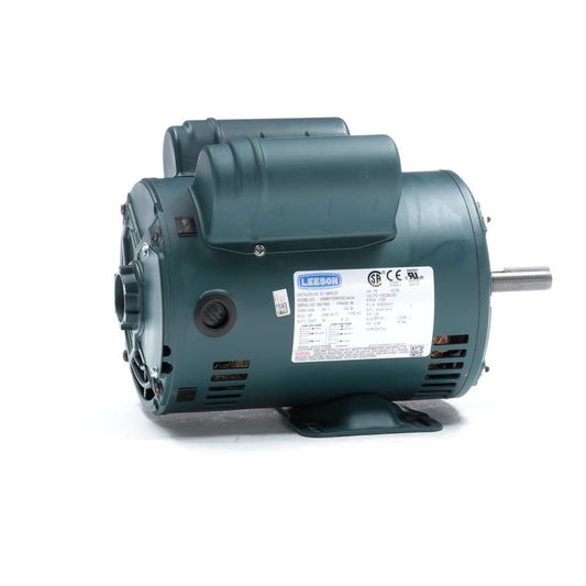 Leeson Electric E119855.00, 3/4 Hp, 1800 Rpm, 56 FR, DP, 115/208-230 Vac, 1 PH, Rigid Base, Capacitor Start, General Purpose