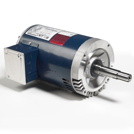 Marathon Electric E147B, 3 HP, 1800 RPM, 182JMV FR, 200 V, 3 PH, Rigid Base, General Purpose, C-Face Footless, 182TTDW16062