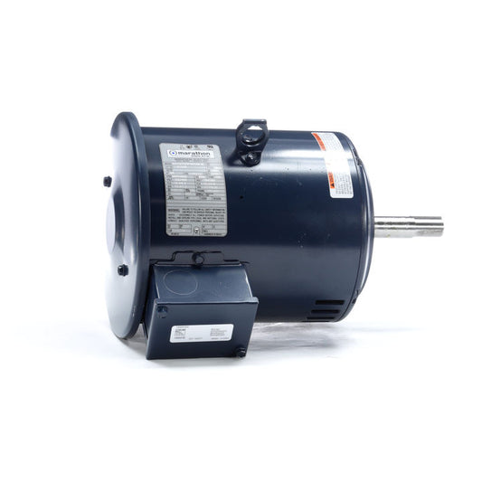 Marathon Electric E153B, 5 HP, 3600 RPM, 182JMV FR, 230/460 V, 3 PH, Rigid Base, General Purpose, 182TTDW16021.