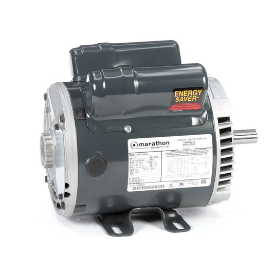 Marathon Electric C661, 1/2 Hp, 1800 Rpm, 56 FR, 115/208-230 Vac, 1 PH, TEFC, Rigid Base, General Purpose, 5KC46GN0569Y
