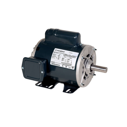 Marathon Electric E253A, 1/3 Hp, 1800 RPM, 56 FR, 115/230 Vac, 1 PH, General Purpose, Single Phace, Dripproof, 56B17D11020.