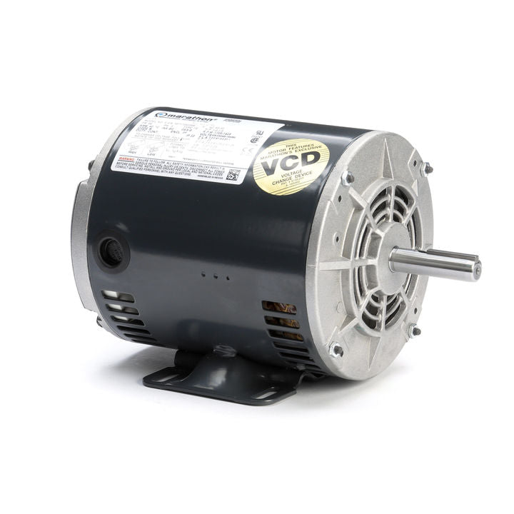 E829, 145TTTN4076, 1 Hp, 1200 Rpm, 230/460 Vac, 3 PH, 145T FR, TEFC, Rigid Base, General Purpose, EPAct Effiencies