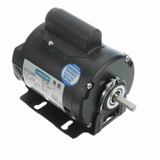 Leeson Electric E101431.00, 1/3 HP, 3500 RPM, 48 FR, 115/230 Vac, 1 PH, DP, Resilient Base, General Purpose.