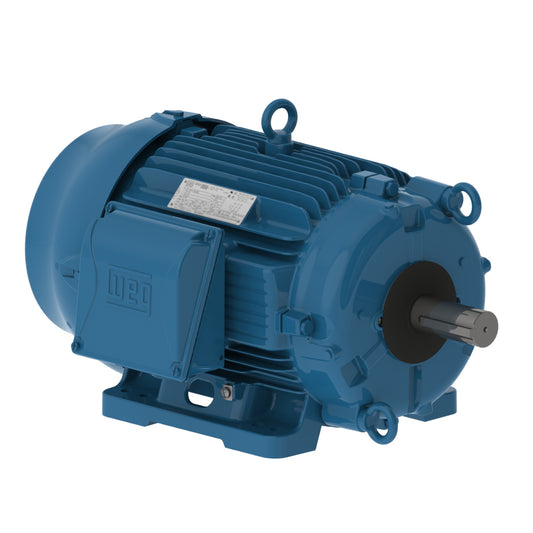 Weg Electric 01012ET3ECT256TF1-W2, 10  Hp, 254/6T Frame,1200 RPM, 230/460//380 Vac, TEFC, 3 PH, Foot-Mounted, W22 Cooling Tower NEMA.