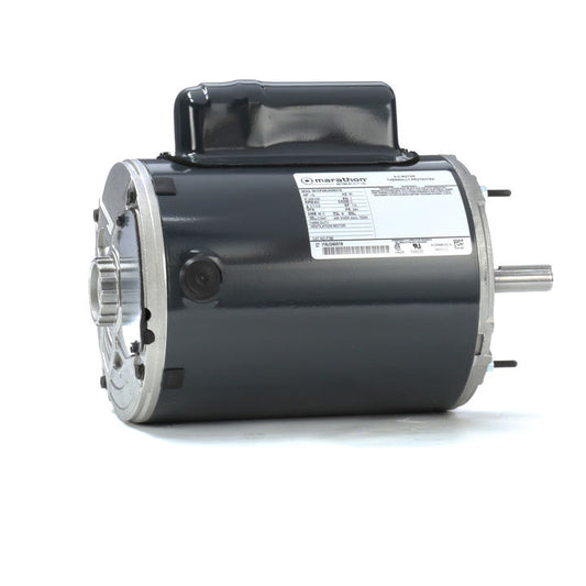 Marathon Electric F780,  1/2 Hp, 900 Rpm, 56Y FR, 208-230 Vac, 1 PH, TEAO, Resilient Base-Thru Bolt, Farm Duty, Auto Overload, 5KCP49UN9837S