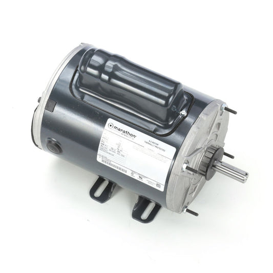 Marathon Electric F781, 1/2 Hp, 900 Rpm, 56Y FR, 208-230 Vac, 1 PH, TEAO, Resilient Base-Thru Bolt, Farm Duty, Auto Overload, 5KCP49UN9838S