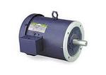 Leeson Electric 132430.00, 2 HP, 1200 RPM, 184TC FR, 208-230/460 Vac, 3 PH, TEFC, C Face Less Base, General Purpose