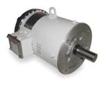 G131597.00, 5 HP, 1800 RPM, 184TC FR, TENV & TEFC, 208-230/460 Vac, 3 PH, C Face Less Base, Washguard