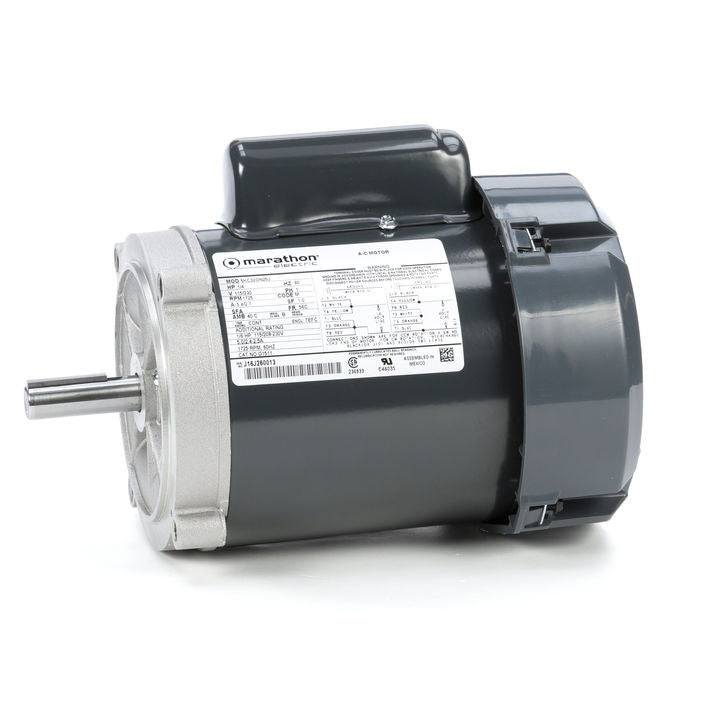 Marathon Electric G1511, 1/4 Hp, 1800 Rpm,  56C FR, 115/230 Vac, 1 PH, TEFC, C-Face, Footless, General Purpose, No Overload, 5KC32GN25.