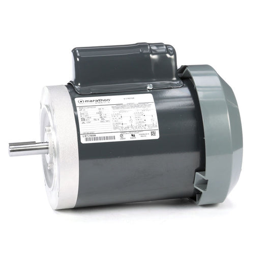Marathon Electric G1517, 3/4 Hp, 1800 Rpm, 56C FR, 115/230 Vac, 1 PH, TEFC, C-Face, Footless, General Purpose, No Overload, 5KC46PN0032.