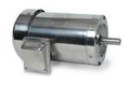 G121527.00, 2 HP, 1800 RPM, 145TC FR, TENV/TEFC, 208-230/460 Vac, 3 PH, C Face Less Base, All Stainless