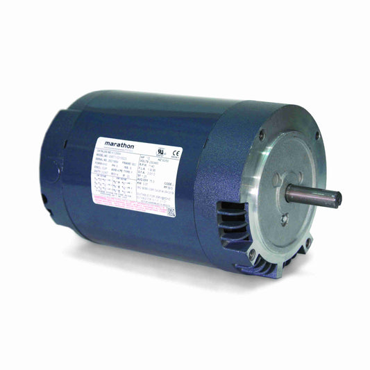 Marathon Electric G244A, 1 Hp, 1800 Rpm, 56C FR, 575 Vac, 3 PH, Dripproof, C-Face Footless, General Purpose, 56T17D11048.