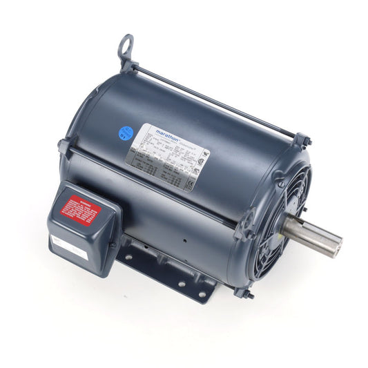 Marathon Electric GT0018A, 10 Hp, 3600 Rpm, 213T FR, 230/460 Vac, 3 PH, General Purpose, Globetrotter, Dripproof, 213TTDBD6001.