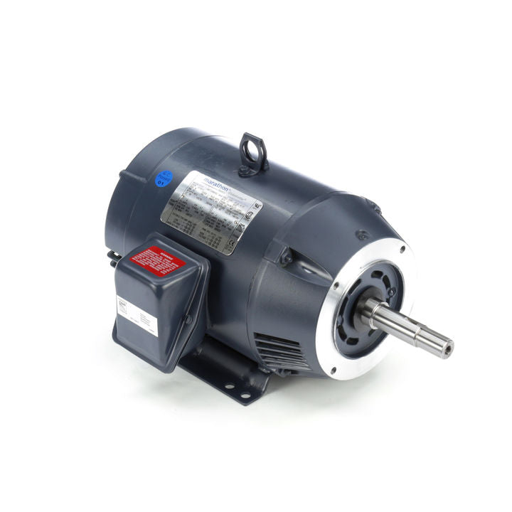 Marathon Electric GT0410A, 3 Hp, 1800 Rpm, 182JM FR, 230/460 Vac, 3 PH, Dripproof, C-Face Footed, Close-Coupled Pump, JM, 182TTDBD6032.