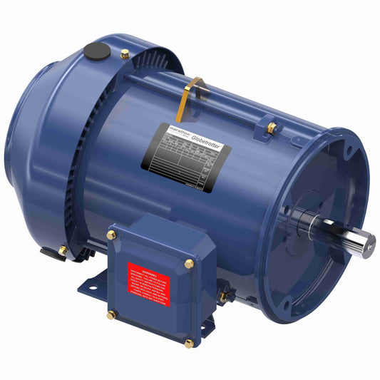 Marathon Electric GT1210A, 3 Hp, 1800 Rpm, 182TC FR, 230/460 Vac, 3 PH, TEFC, C-Face with Base, General Purpose Motor, 182TTFBD6028.