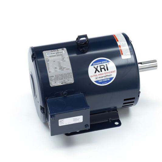 Marathon Electric H187B, 7 1/2 Hp, 900 Rpm, 256T FR, 230/460 Vac, 3 PH, Dripproof, Rigid Base, General Purpose, No Over Load, 256TTDN16101.