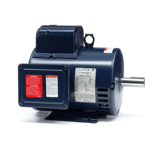 Marathon Electric I131A, 5 Hp, 1800 Rpm, 184T FR, 208-230 Vac, 1 PH, DP, Rigid Base, Air Compressor, 184TBDW7632