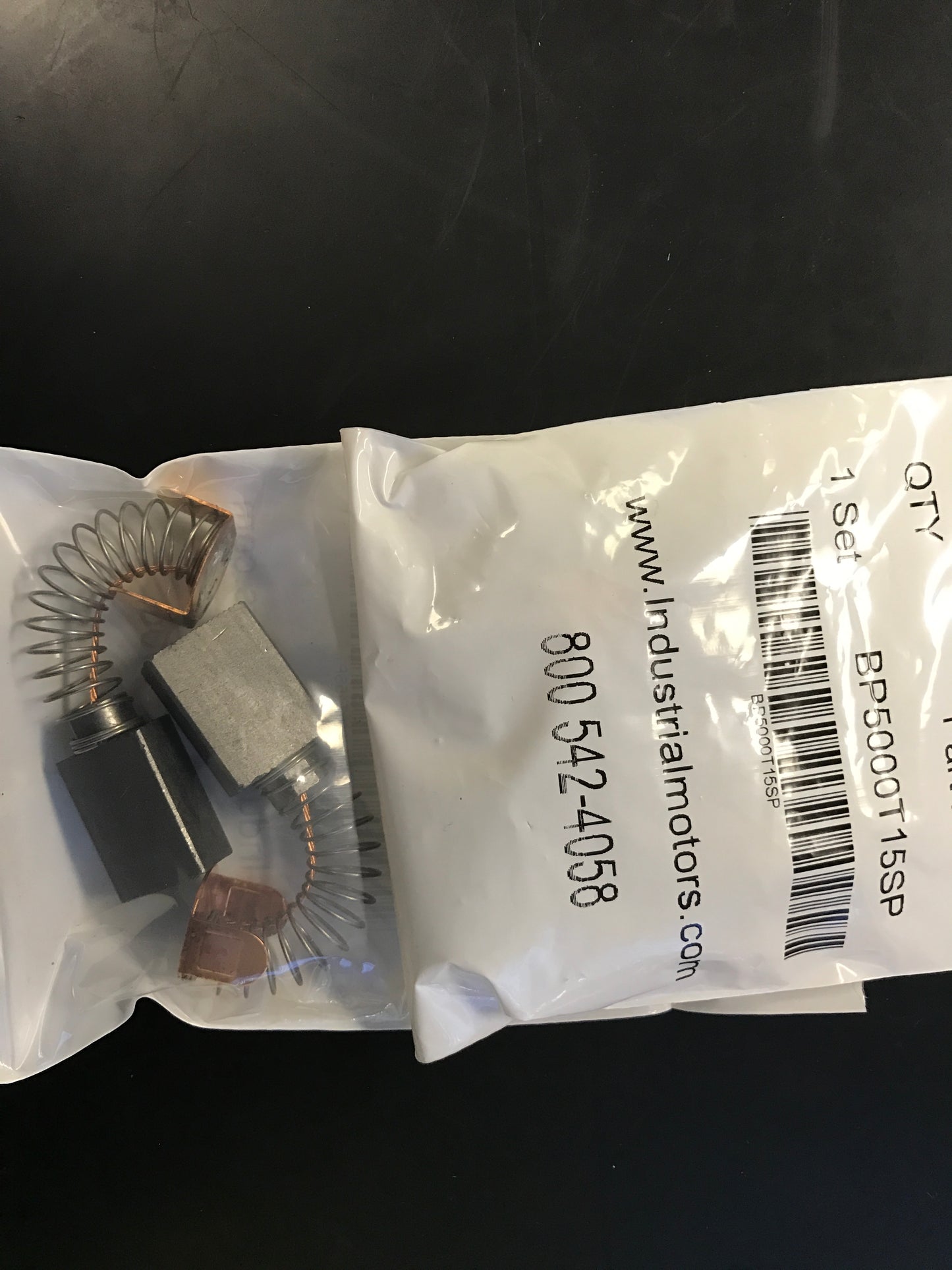 BP5000T15SP, Replacement Brush, Grade 3971, W 3/4" x D 7/16" x L 1" (All Stock Brushes are sold in Sets of Two)